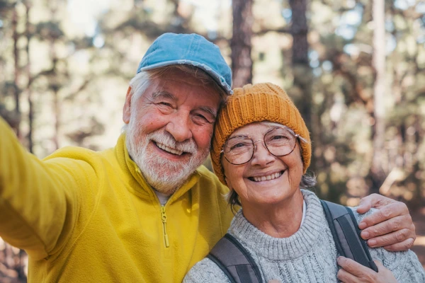 Older Couple Hiking Web